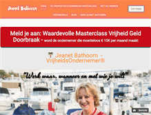 Tablet Screenshot of jeanetbathoorn.nl